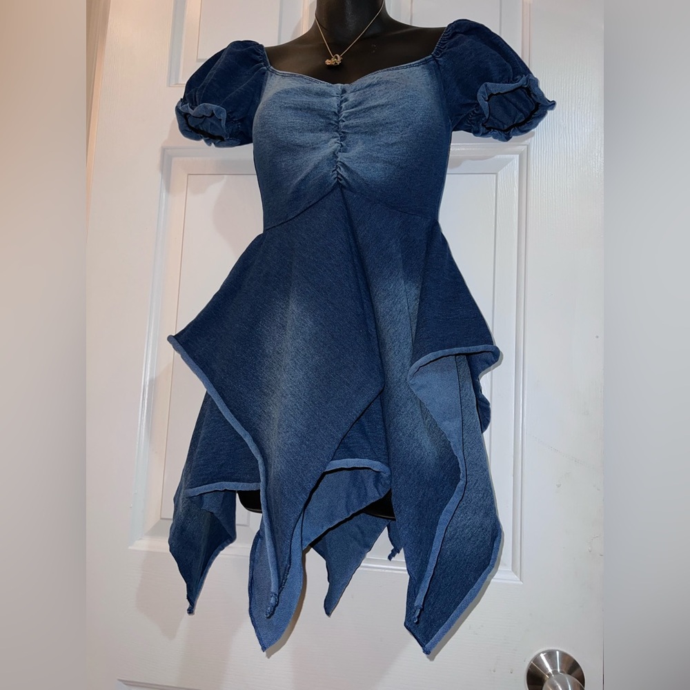 Dolls Kill Blue Denim fairy dress